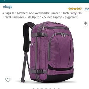 EBags TLS  Mother Lode Weekender Convertible Junior Travel Backpack